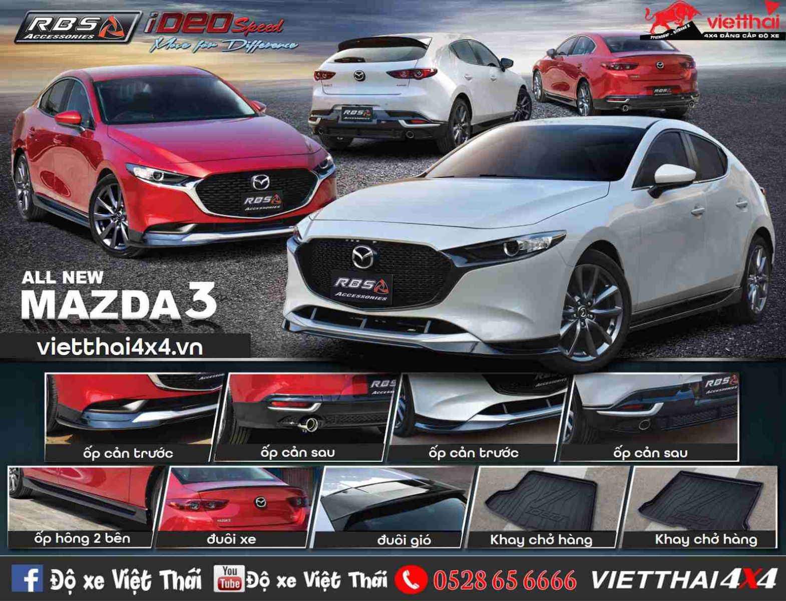 Body kit cho xe Mazda 3 2020